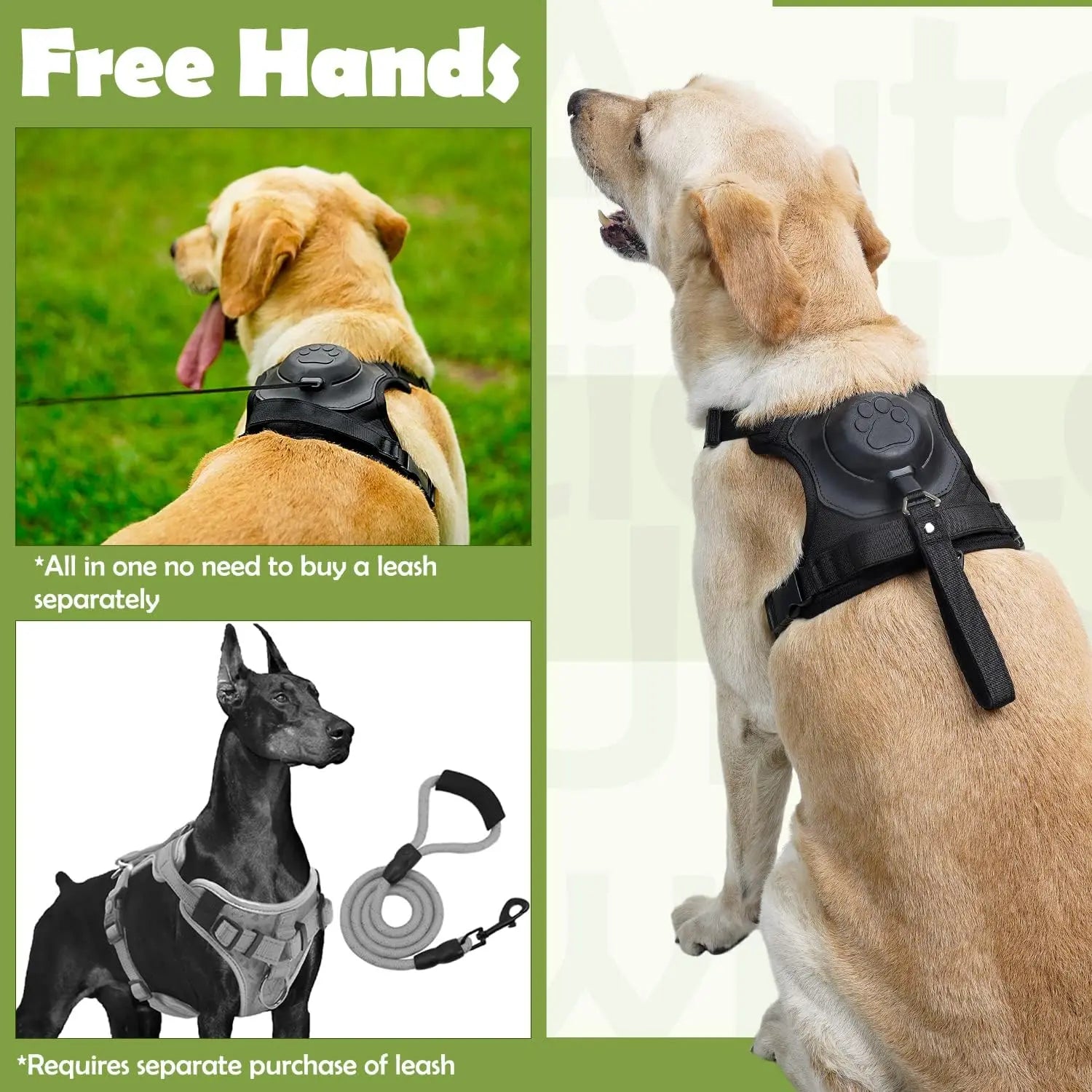 PetsWin™ No-Pull Dog Harness