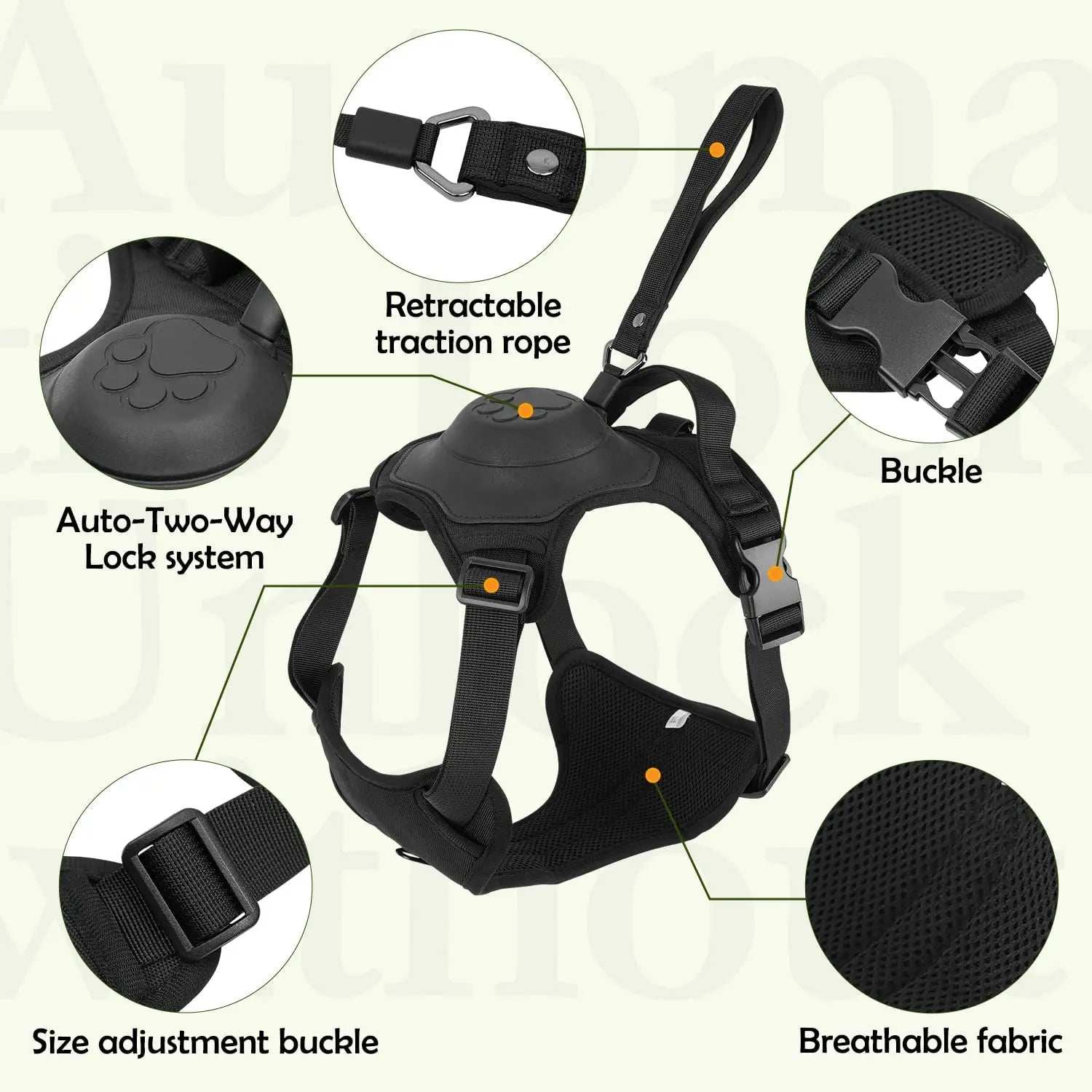 PetsWin™ No-Pull Dog Harness