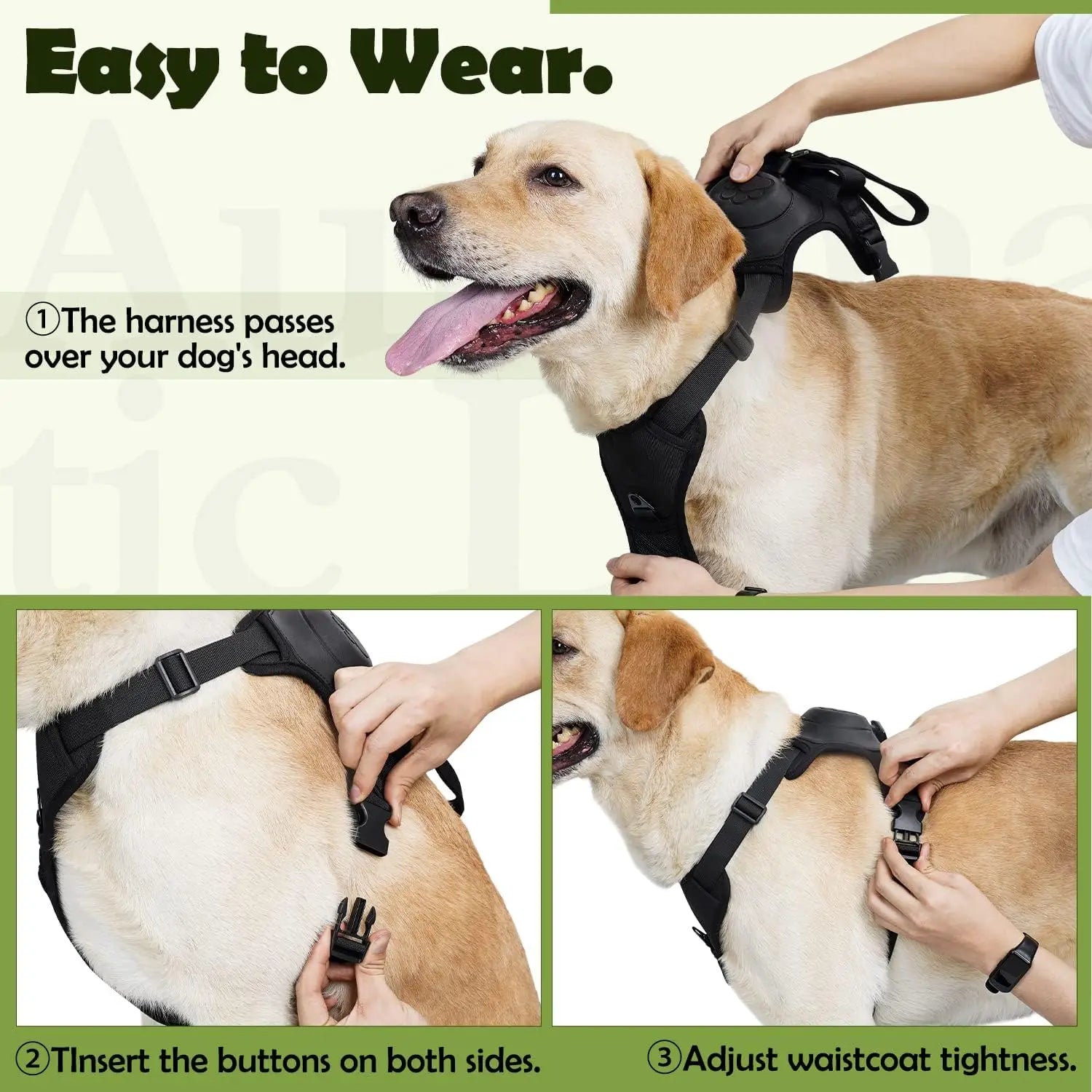 PetsWin™ No-Pull Dog Harness